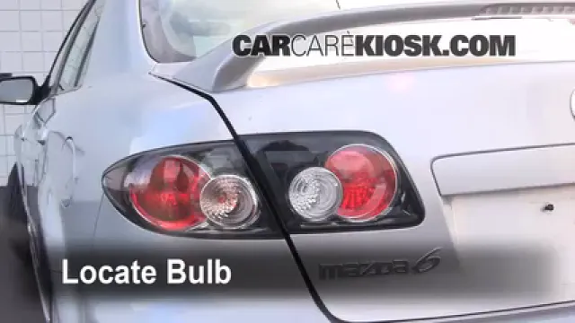 2006 Mazda 6 i 2.3L 4 Cyl. Sedan (4 Door) Lights Turn Signal - Rear (replace bulb)